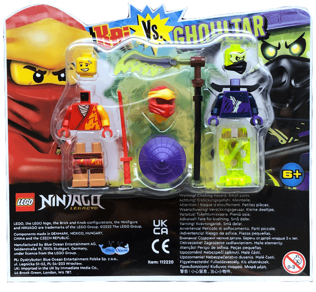 LEGO Kai vs. Ghoultar blister pack (112220-1) set, 2022