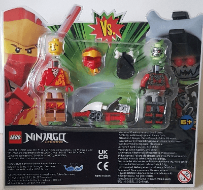 LEGO Kai vs. Bone King blister pack (112324-1) set, 2023
