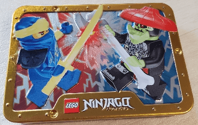 LEGO Jay vs. Bone Hunter metal box (112327-1) set, 2023