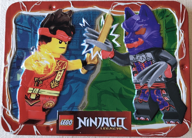 LEGO Kai vs. Wolf Mask Warrior metal box (112502-1) set, 2025
