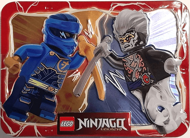 LEGO Jay vs. Cinder metal box (112503-1) set, 2025