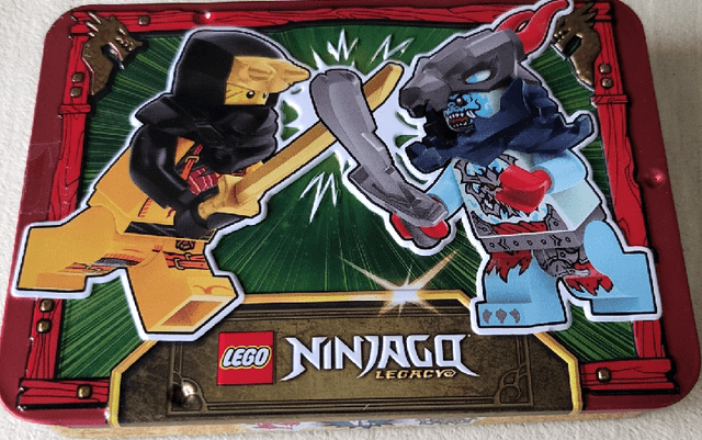 LEGO Arin vs. Spectral Dragonian Scout metal box (112506-1) set, 2025