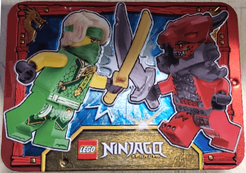 LEGO Lloyd vs. Dragonian Warrior metal box (112601-1) set, 2026