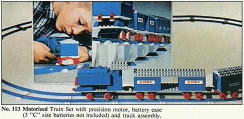 LEGO Motorized Train Set (113-2) set, 1966