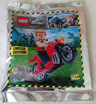LEGO Owen with Motorcycle foil pack (122114-1) set, 2021
