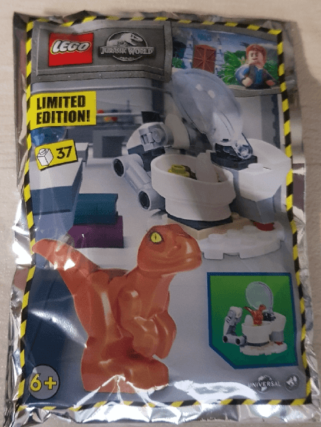 LEGO Raptor with Hatchery foil pack (122219-1) set, 2022