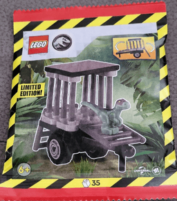 Raptor with Transport Cage paper bag