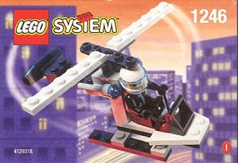 LEGO Helicopter (1246-1) set, 1999