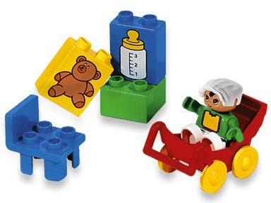 LEGO Nursing the Baby (1406-1) set, 2001