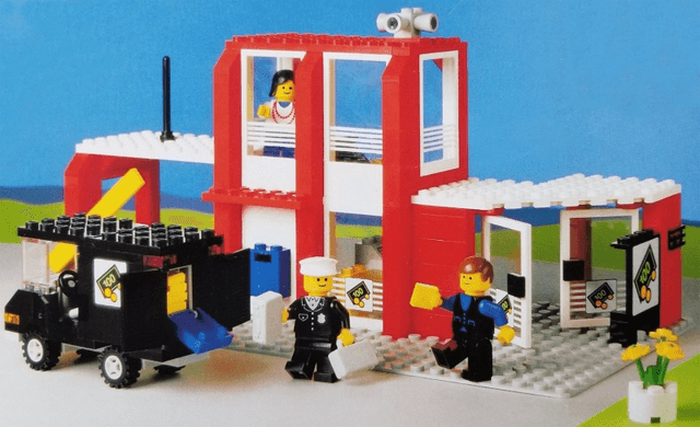 LEGO Town Bank (1490-1) set, 1988