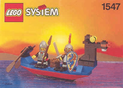 LEGO Black Knights Boat (1547-1) set, 1993