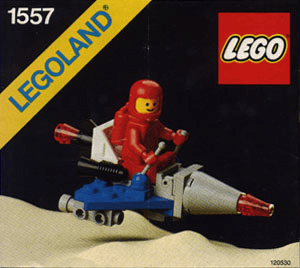 LEGO Scooter (1557-1) set, 1986