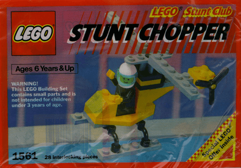 LEGO Stunt Chopper polybag (1561-1) set, 1990