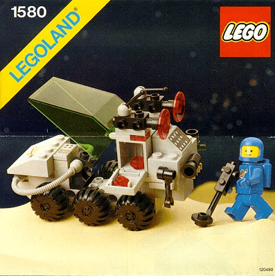 LEGO Lunar Scout (1580-1) set, 1986