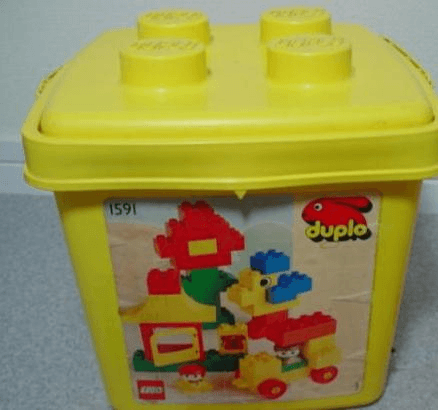 LEGO Small Bucket (1591-2) set, 1991