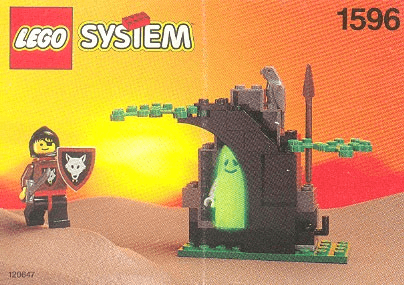 LEGO Ghostly Hideout (1596-1) set, 1993