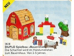 LEGO Build-a-Farm (1614-1) set, 1993