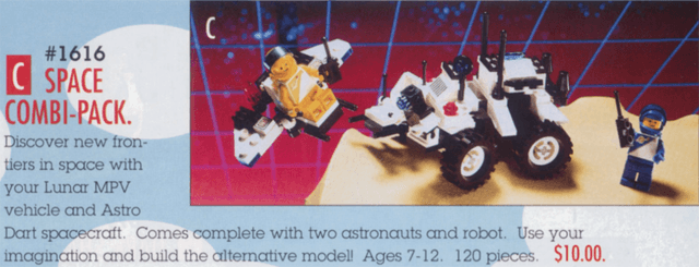 LEGO Space Combi-Pack (1616-1) set, 1989