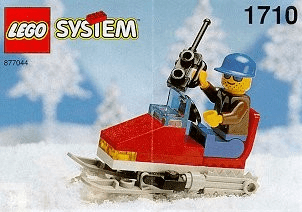 LEGO Snowmobile polybag (1710-1) set, 1994