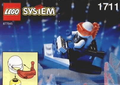 LEGO Ice Planet Scooter polybag (1711-1) set, 1994