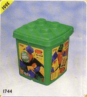 LEGO Medium Bucket (1744-1) set, 1995