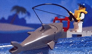 LEGO Shark Fisherman (1790-1) set, 1994