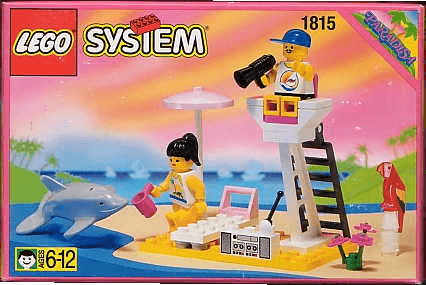 LEGO Paradisa Lifeguard (1815-1) set, 1996