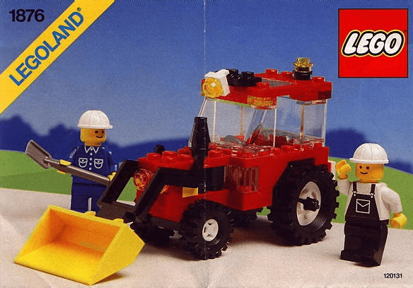 LEGO Soil Scooper (1876-1) set, 1990