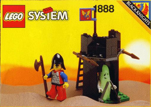 LEGO Black Knights Guardshack (1888-1) set, 1992
