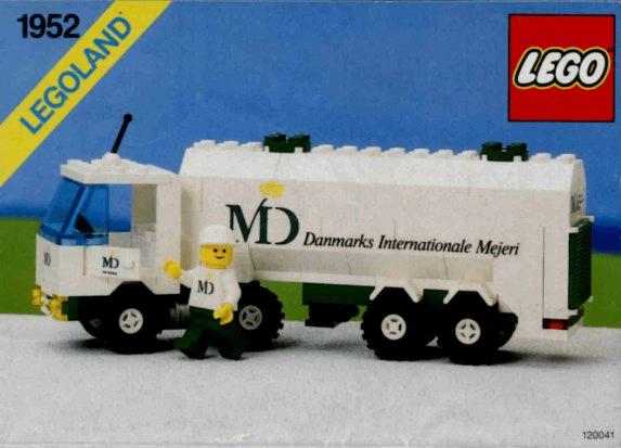 LEGO Dairy Tanker (1952-1) set, 1989