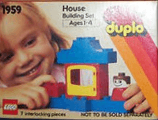 LEGO House Building Set (1959-2) set, 1985
