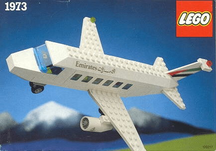 LEGO Emirates Airliner (1973-1) set, 1989