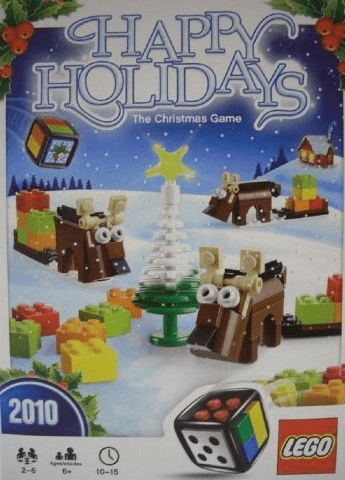 LEGO 2010 Employee Exclusive - Happy Holidays: The Christmas Game (2010-2) set, 2010