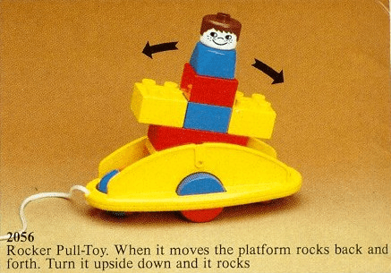 LEGO Rock-a-Bye Pull Toy (2056-1) set, 1980