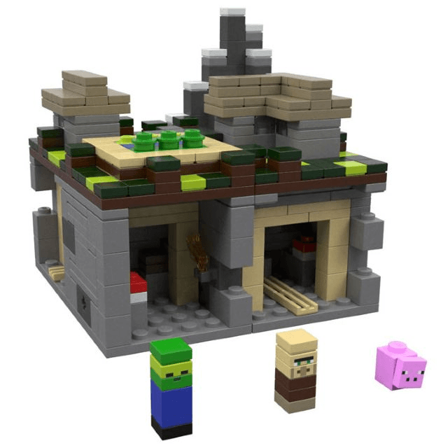 LEGO Minecraft Micro World - The Village (21105-1) set, 2013