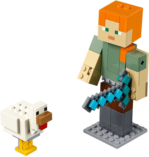 LEGO Minecraft Alex BigFig with Chicken (21149-1) set, 2019