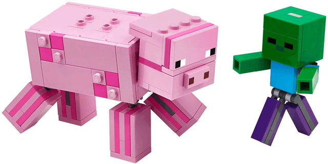 LEGO BigFig Pig with Baby Zombie (21157-1) set, 2020