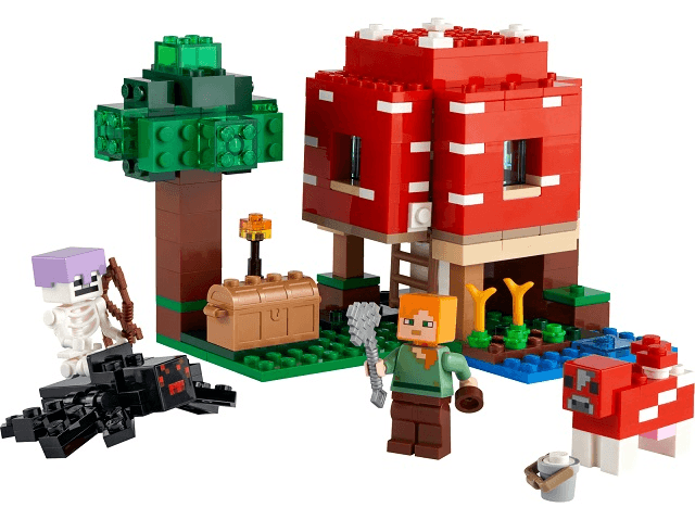 LEGO The Mushroom House (21179-1) set, 2022