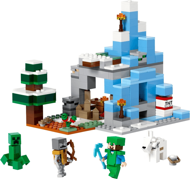 LEGO The Frozen Peaks (21243-1) set, 2023