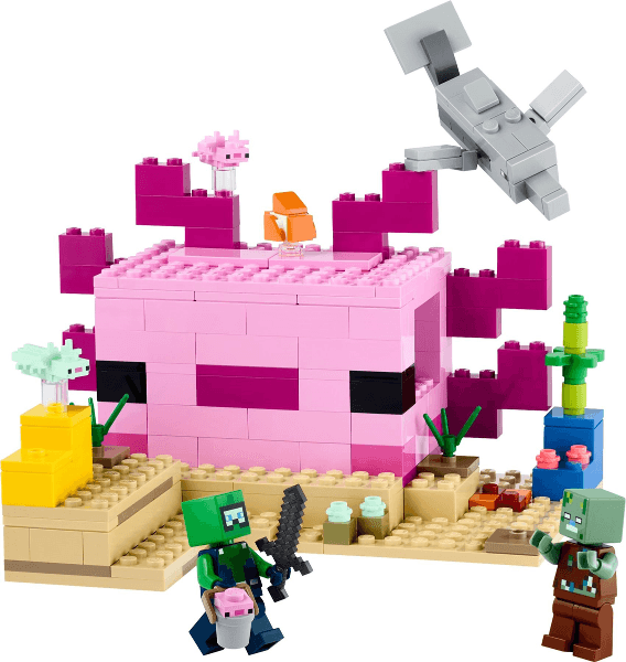 LEGO The Axolotl House (21247-1) set, 2023