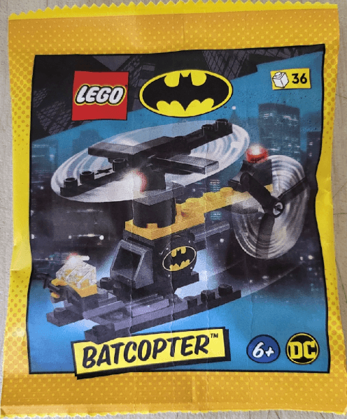LEGO Batcopter paper bag (212502-1) set, 2025