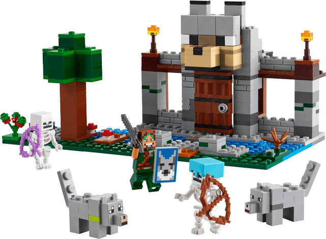 LEGO The Wolf Stronghold (21261-1) set, 2024