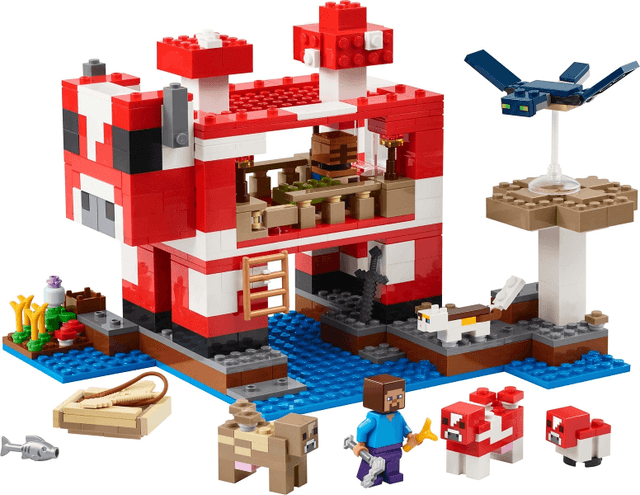 LEGO The Mooshroom House (21270-1) set, 2025