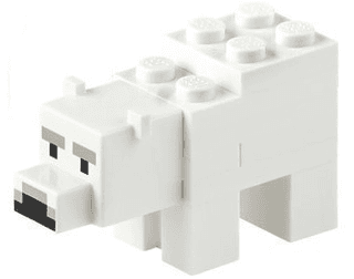 LEGO Advent Calendar 2025, Minecraft (Day 15) - Baby Polar Bear (21280-16) set, 2025