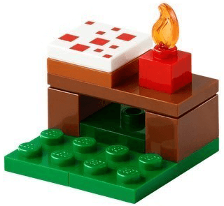 LEGO Advent Calendar 2025, Minecraft (Day 23) - Table with Candle and Cake (21280-24) set, 2025