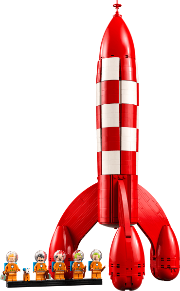 LEGO Tintin Moon Rocket (21367-1) set, 2026