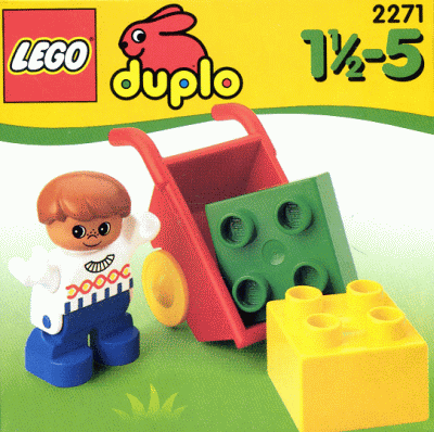 LEGO Boy with Barrow (2271-1) set, 1998