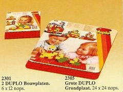 LEGO Building Plates 6 x 12 (2301-1) set, 1985