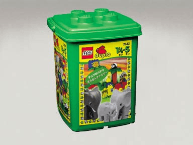 LEGO XL Elephant Bucket (2332-1) set, 2000