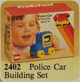 LEGO Police Car (2402-1) set, 1984